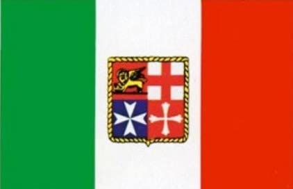 CG94 Bandiera Italia Marina Mercantile 20 x 30 cm Gommone- Barca-Tempo Libero