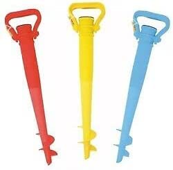 CG94 1 Picchetto di Supporto per Ombrellone Mare Spiaggia Giardino Ancoraggio Ombrellone Antivento Ø 25-55mm