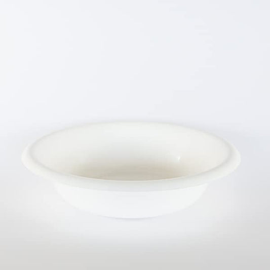 Catino Bacinella contenitore per acqua In plastica colore Bianco diam 34Cm