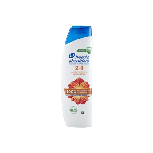 Head & Shoulders Anticaduta Shampoo e Balsamo Antiforfora 2 in 1 per lei 250ml. Fino al 100% di Protezione dalla Forfora, Clinicamente Testato. Per Tutti i Tipi di Cute e Capelli. Per Uso Quotidiano