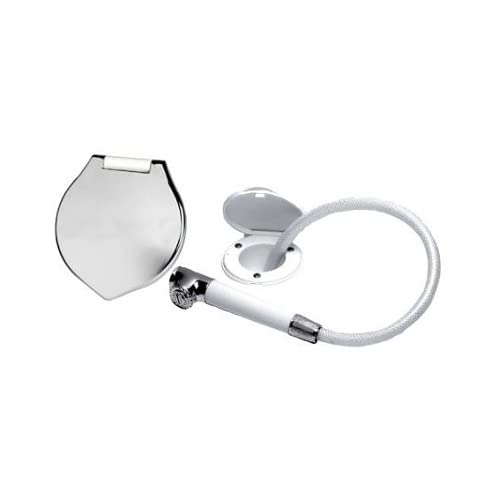 CG94 Tubo Doccia in PVC Bianco 2,5 mt Barca Gommone Camper