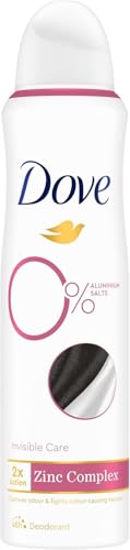 Dove Deodorante Spray Advanced Care 0% Go Fresh Cetriolo, Senza Alcol e Sali di Alluminio, Formula Idratante e Delicata, Pelle Asciutta Fino a 48 Ore, Deodorante Uomo e Donna, 6 Pezzi da 150ml