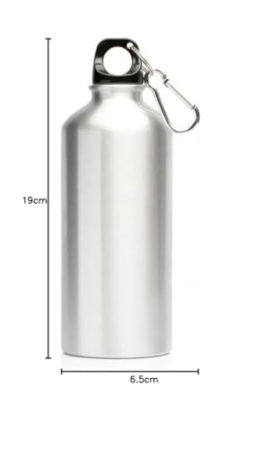 CG94 BORRACCIA IN ALLUMINIO CON MOSCHETTONE DA 400ML COLORE CASUALE