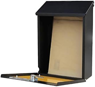 CG94-CASSETTA POSTALE DECORAZIONE 'FARFALLA'- cm 21 x 8 x H 30-In ferro battuto.