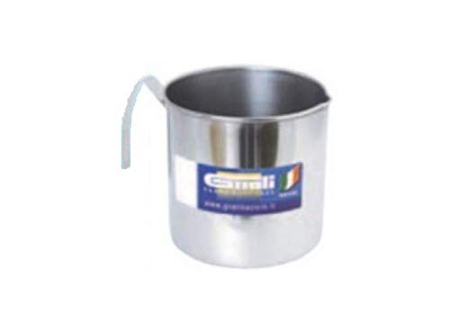 Gnali Taglia Unica Brocca in Acciaio Inox Bordo 8 Cm