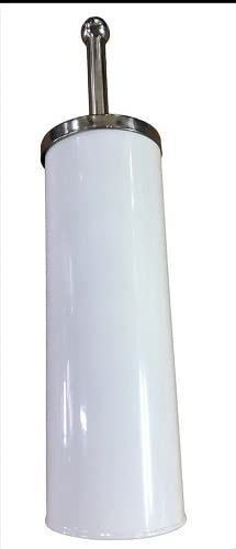 CG94 PORTASCOPINO IN ALLUMINIO DA WC - BIANCO