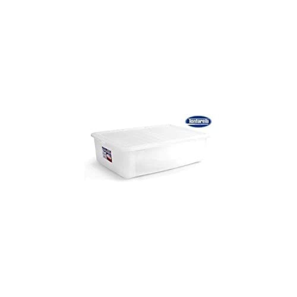 Tontarelli – Scatola portaoggetti + Coperchio 27L Dodo St Trasparente