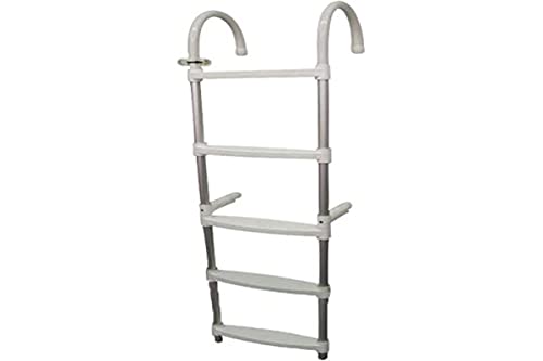Scala da bagno con tubi in alluminio