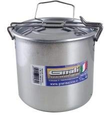 Gnali One Size Portavivande con pietanziera 14cm, 3 Litri, Acciaio Inossidabile, Stainless Steel