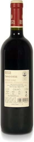 BotteBuona Vino Rosso Sangiovese Rubicone IGT, Vino Fresco con Sentori di Violetta e Frutti Rossi, 11.5% Vol, Confezione con 6 Bottiglie da 750 ml