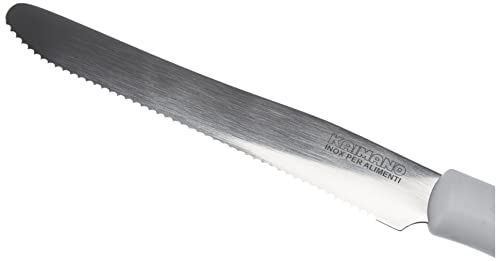 Kaimano KDN041506W Coltelli da Tavola, colore Bianco, 6 pezzi