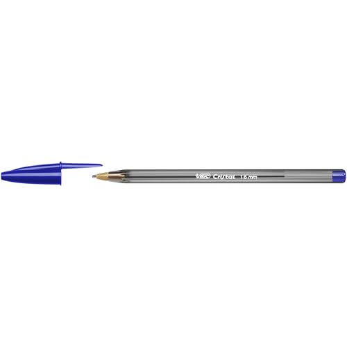 Bic Cristal Large Punta Larga 1,6 mm Confezione 50 Penne
