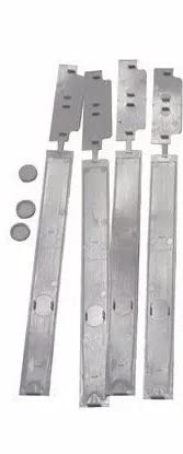 CG94 Kit 4 Guide per Porta Frigorifero da Incasso - Slitte più Scivolo - Universali compatibile WH!_RLPOOL 481231019131, 484000000857