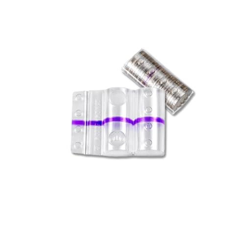 CG94 - Confezione Blister Trasparenti per Monete - Materiale Durevole - Design Pratico con Scomparti