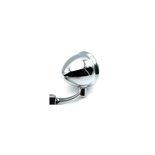 CG94 - Specchietto Retrovisore a Calice Cromato a Morsetto per Auto F. 126/126 bis