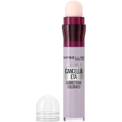 Maybelline New York Correttore Multi-Uso, Idratante e con Coprenza Modulabile, Imperfezioni e Occhiaie Coperte, Con Bacche di Goji e Haloxyl, Cancella Età, Tonalità: 00 Ivory, 6,8 ml