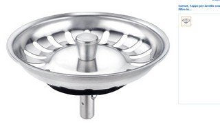 Gnali, 2 cestelli in acciaio inox, taglia unica, con guarnizione/display