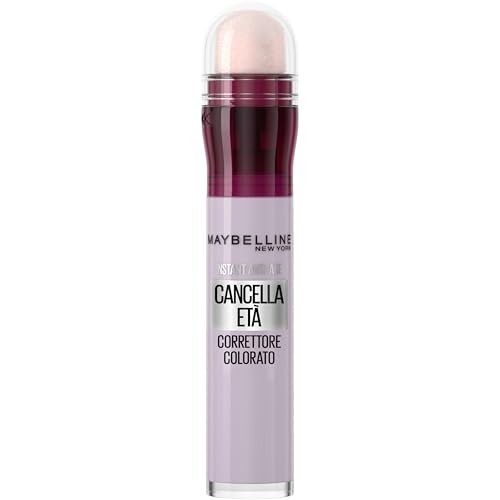 Maybelline New York Correttore Multi-Uso, Idratante e con Coprenza Modulabile, Imperfezioni e Occhiaie Coperte, Con Bacche di Goji e Haloxyl, Cancella Età, Tonalità: 00 Ivory, 6,8 ml