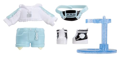 Na Na Na Surprise Mini Backpack Serie 2 - Marisa Mouse - Bambola Fashion e Zaino in Peluche Grigio - Ideale per Età 4+