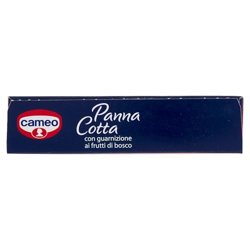 Cameo Preparato per Panna Cotta con Caramellato, Dessert Facile da Preparare, Contiene lo Stampo per la Cottura 1 Busta di Preparato e 1 Busta di Caramellato, Astuccio da 6 Porzioni, 97 g