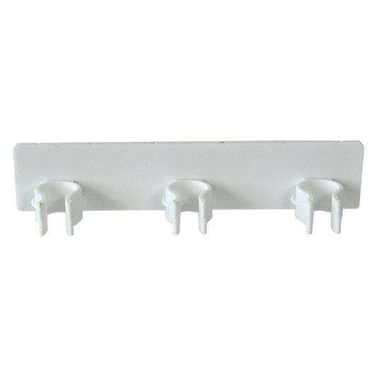 Appendiscopa In Plastica In Blister. Colore Bianco.