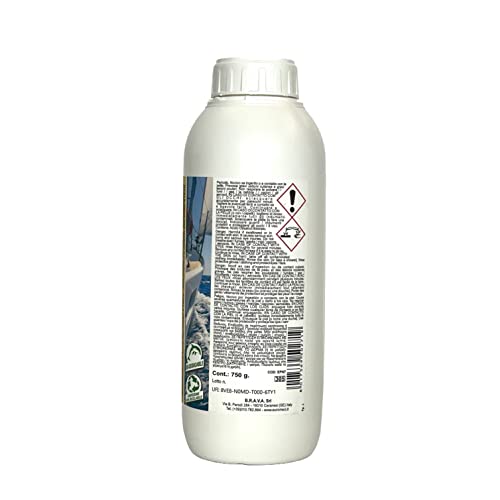 Euromeci Powder Net, Sbiancante per gel-coat e teak in polvere, 750 g