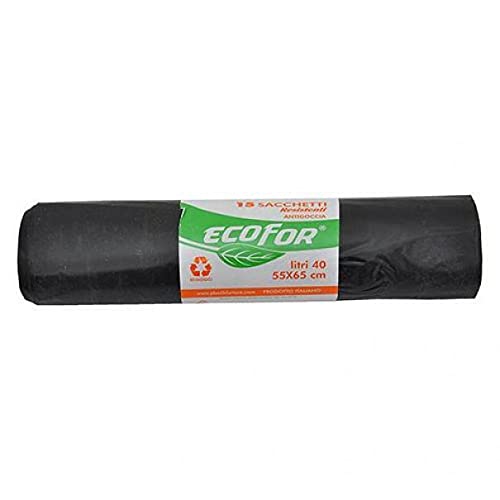 SACCHI PER NETTEZZA URBANA 'RESISTENTI' cm 70x110 - cf.8 pz - lt. 110 - neri