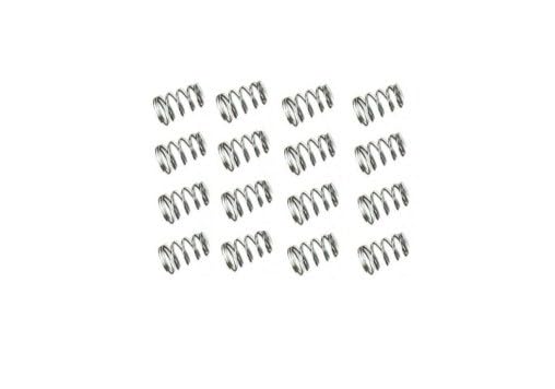 CG94 - Set di 16 Molle Coniche per Calcio Balilla | Compatibile con Garlando, Roberto Sport, FAS | Protezione da Graffi | Migliora Ritorno Elastico | Diametro 16 mm, Lunghezza 40 mm