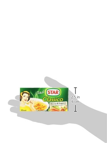 Star - Dado Classico, Ricco di Sapore, Verdure e Olio Extravergine d'Oliva - 6 confezioni da 10 dadi [60 dadi]