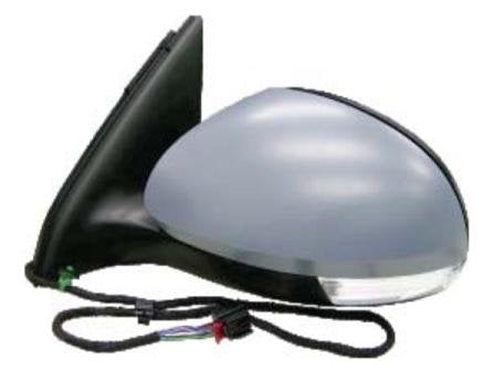 CG94 RETROVISORE ELETT. TERM.C/FANAL. Sinistra [Lato Guida] Per Auto: TIGUAN - CALOTTA DA VERNICIARE - 6PIN - VETRO ASF.