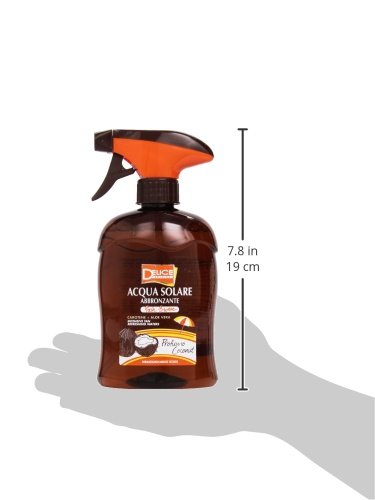 Delice - Acqua Solare Abbronzante, Carotene + Aloe Vera - 500 ml - [pacco da 6]