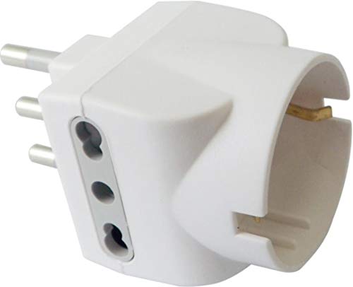 Electraline Set Adattatori Schuko