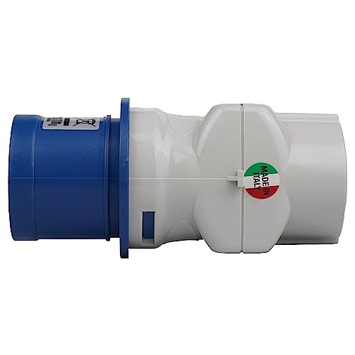 FANTON 73090 Adattatore industriale da spina cee a 1 presa bipasso schuko 16A a 2 prese 2P+T