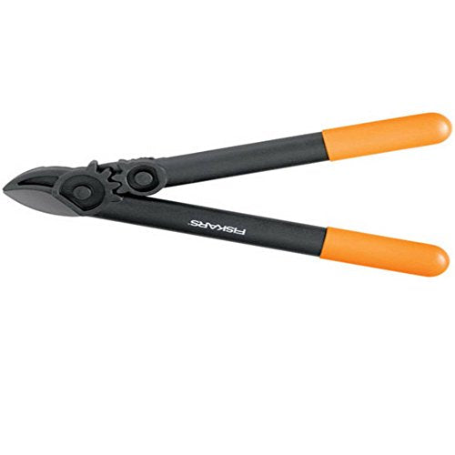 Fiskars PowerGear Anvil Gear Shears for Dry Twigs and Branches