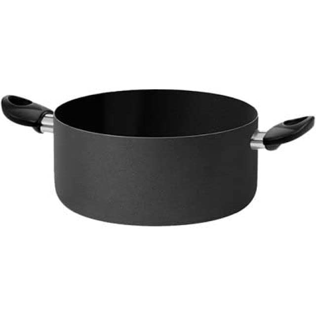 CASSERUOLA DUE MANICI BLACK LINE Ø cm. 16 - h.8 - capacità 2.5 lt.