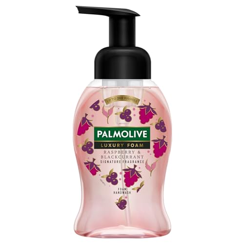Palmolive profumata Schiuma di sapone Lampone, Confezione da (3 X 250 ML)