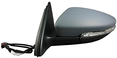 CG94 RETROVISORE ELETT. Termico Ribaltabile Sinistra [Lato Guida] per Auto: Beetle - Calotta da VERNICIARE - 8 Pin - Vetro ASF.