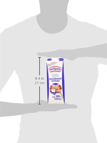 Sterilgarda - Latte UHT, Parzialmente Scremato, 100% Italiano - 5 confezioni da 1 l [5 l]