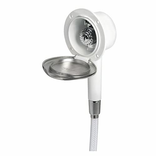 CG94 Tubo Doccia in PVC Bianco 2,5 mt Barca Gommone Camper