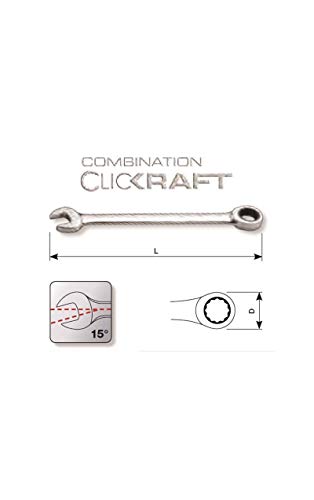 CLICKRAFT Chiave COMBINATA 19MM