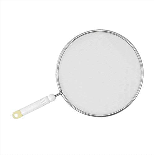 Paraspruzzi Prodotto In Rete D'Alluminio A Trama Fitta. Indicato Per Proteggere Dagli Spruzzi Di Fritti O Cotture In Cucina. Va Posizionato Su Pentole O Padelle Come Un Coperchio. Completo Di Manico In Plastica.