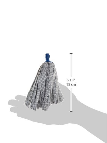 Vileda 137904 - Testa di ricambio professionale Supermocio, colore: Blu