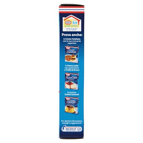 Cameo Preparato per Panna Cotta con Caramellato, Dessert Facile da Preparare, Contiene lo Stampo per la Cottura 1 Busta di Preparato e 1 Busta di Caramellato, Astuccio da 6 Porzioni, 97 g