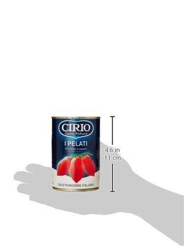 Cirio - Pomodori Pelati, senza Glutine - 8 pezzi da 400 g [3200 g]