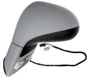 RETROVISORE ELETT. Term. Rib. Sinistra [Lato Guida] per Auto: 207 - Calotta da VERNICIARE - MOD. Cabrio