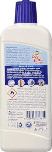 Emulsio 0262813 Tergitutto Sgrassatore Liquido Universale, Concentrato, 375 ml