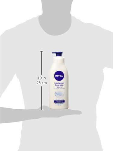 NIVEA Crema Corpo Idratante Express 48h Idratazione Profonda, Pelle Normale O Secca, 500 Ml