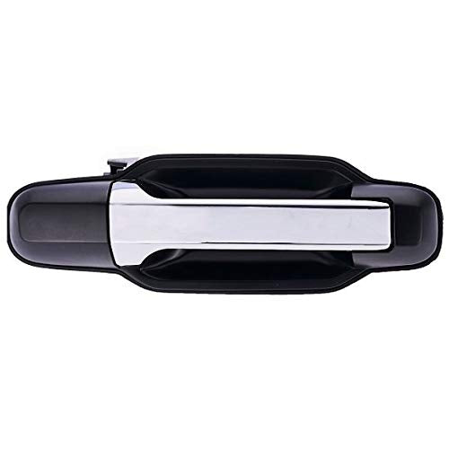7445613223218 Derb Maniglia Apriporta Esterna Posteriore Dx Destro [Lato Passeggero] (Nera Con Leva Cromata)