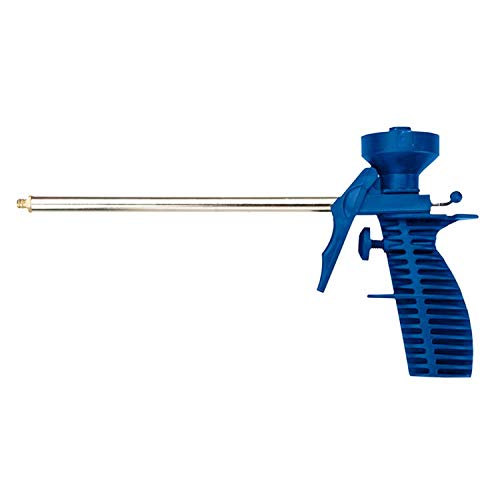 Pistola Per Schiuma Poliuretanica Corpo In Plastica, Impugnatura Ergonomica Antiscivolo. Con Tubo Zincato.