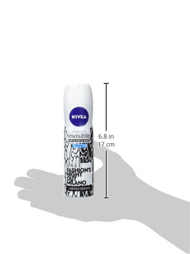 NIVEA Deodorante Donna Spray Invisible For Black&White Fresh - 150 ml, 150 millilitro